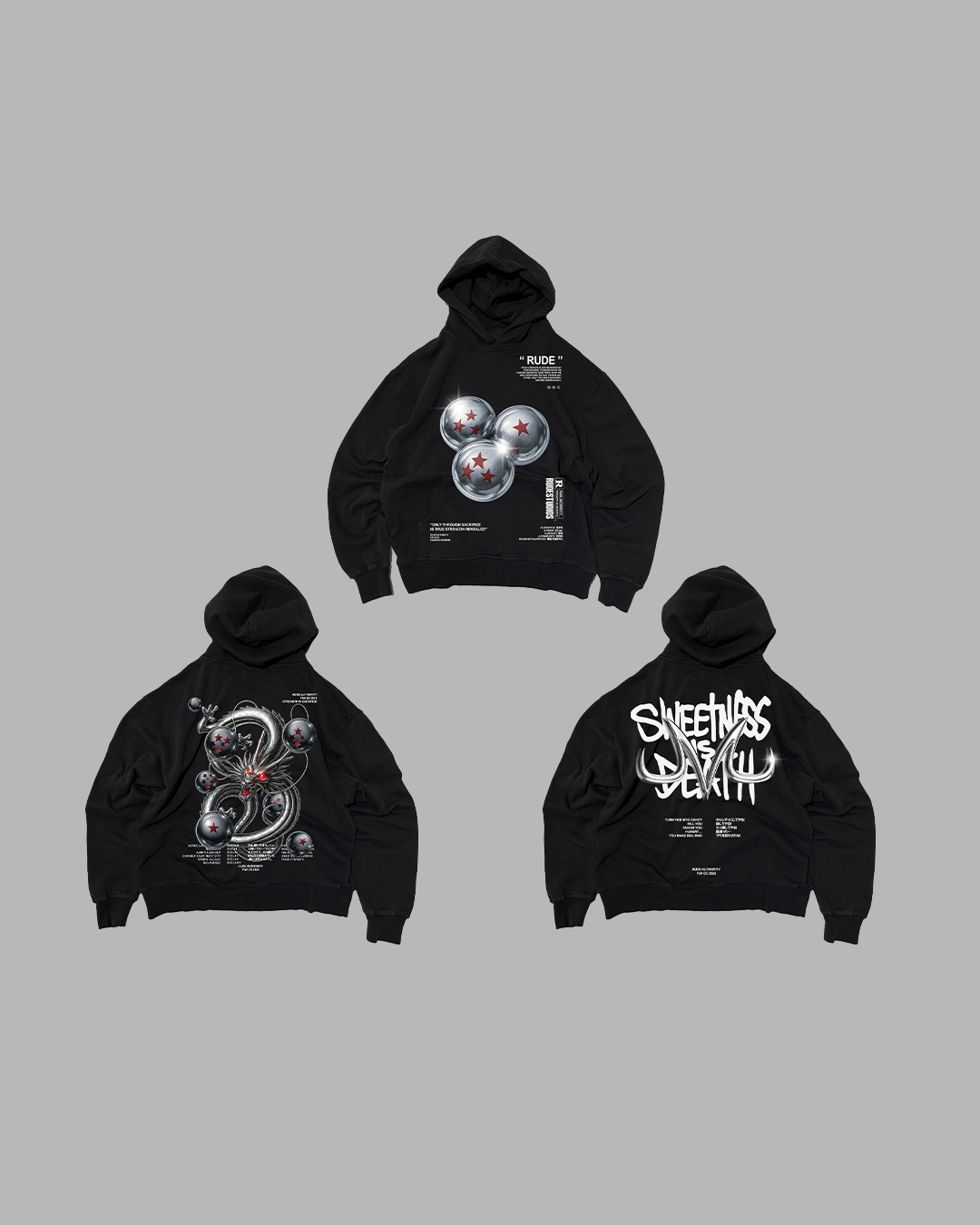 CHROME CHAOS 'PERFORMANCE' HOODIE - 3 PACK