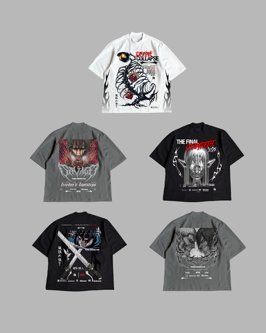 POWER DEMANDS PAIN - 5 PACK