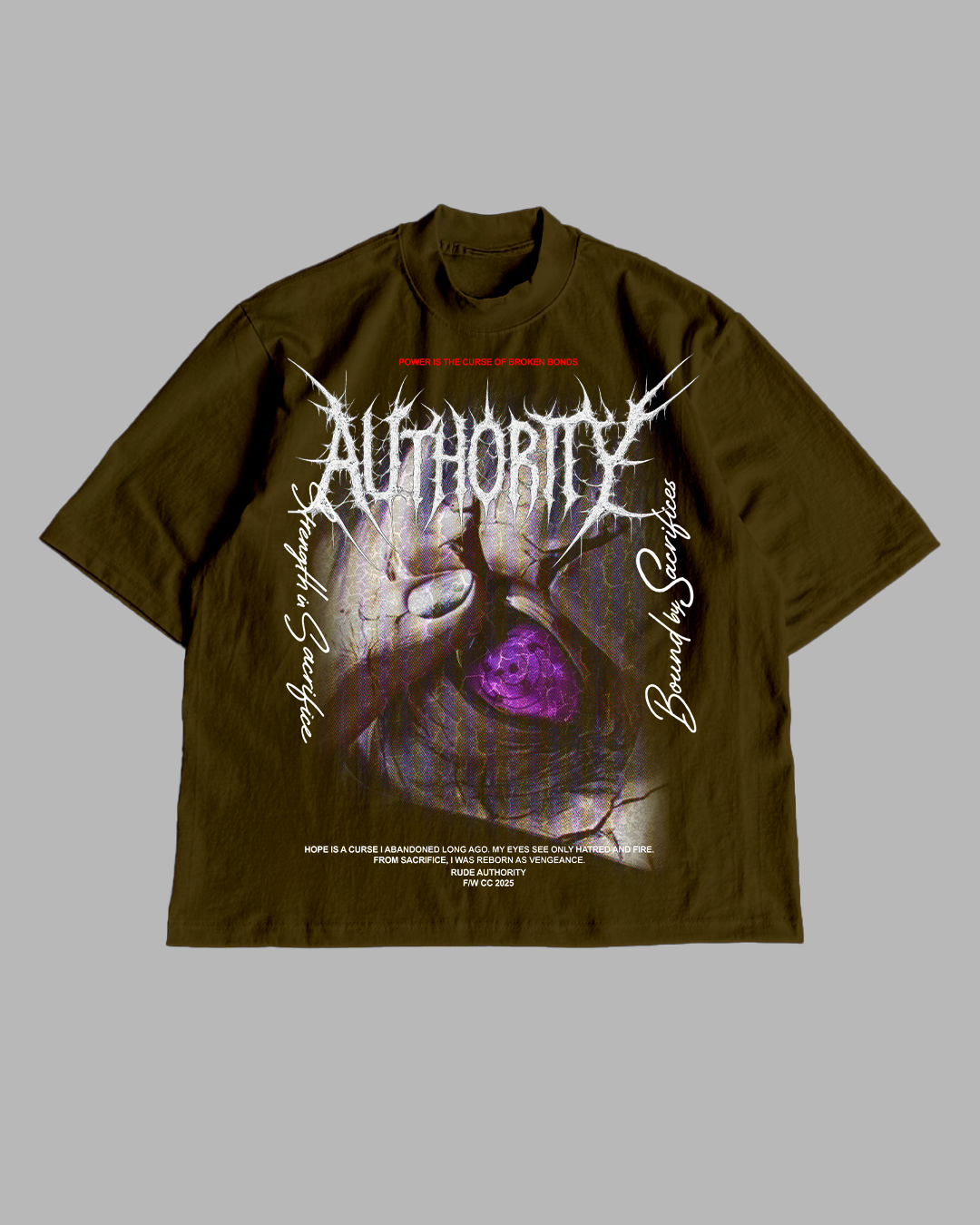 CURSE OF BROKEN BONDS 'PREMIUM' OVERSIZED TEE