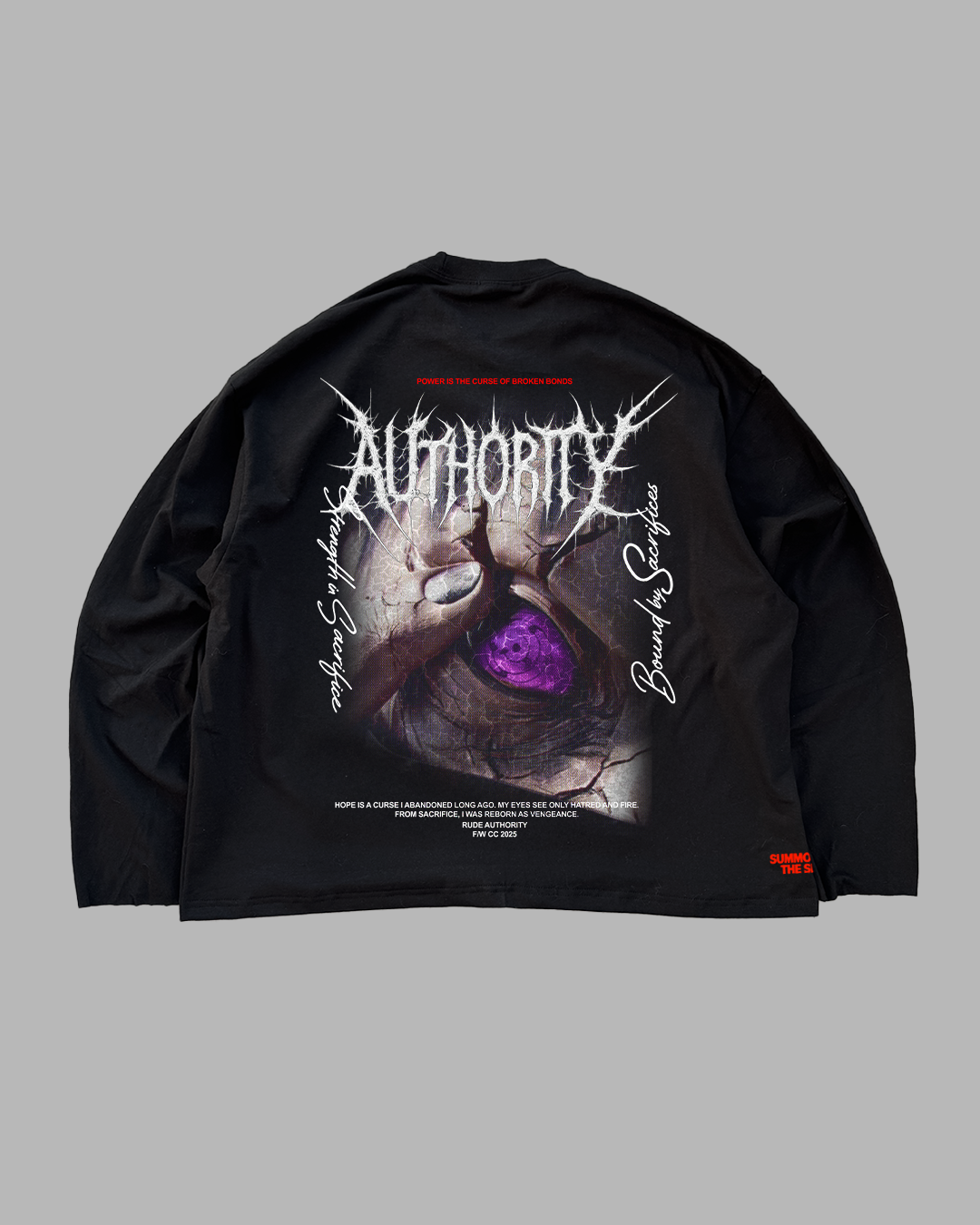 CURSED OF BROKEN BONDS 'PREMIUM' OVERSIZED LONG SLEEVE