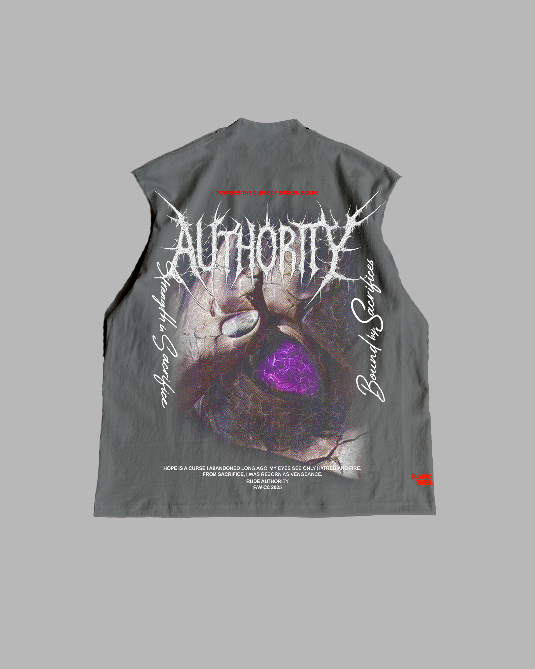 CURSE OF BROKEN BONDS 'PREMIUM' OVERSIZED TEE