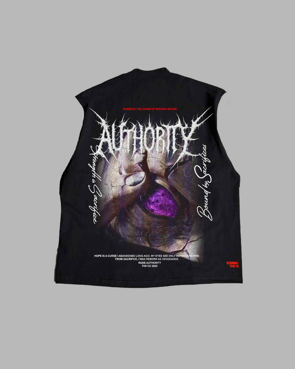 CURSE OF BROKEN BONDS 'PREMIUM' OVERSIZED TEE