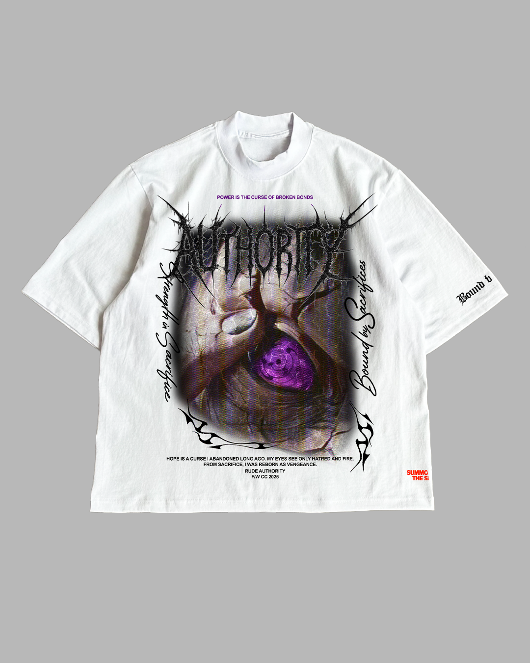 CURSE OF BROKEN BONDS 'PREMIUM' OVERSIZED TEE