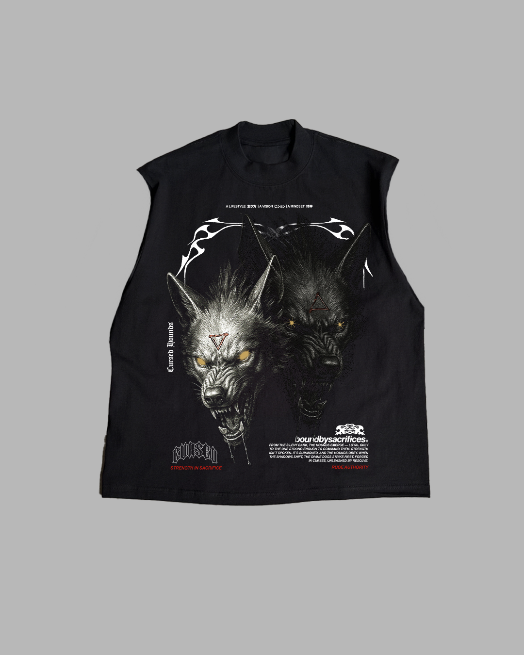 CURSED HOUNDS 'PREMIUM' OVERSIZED TEE