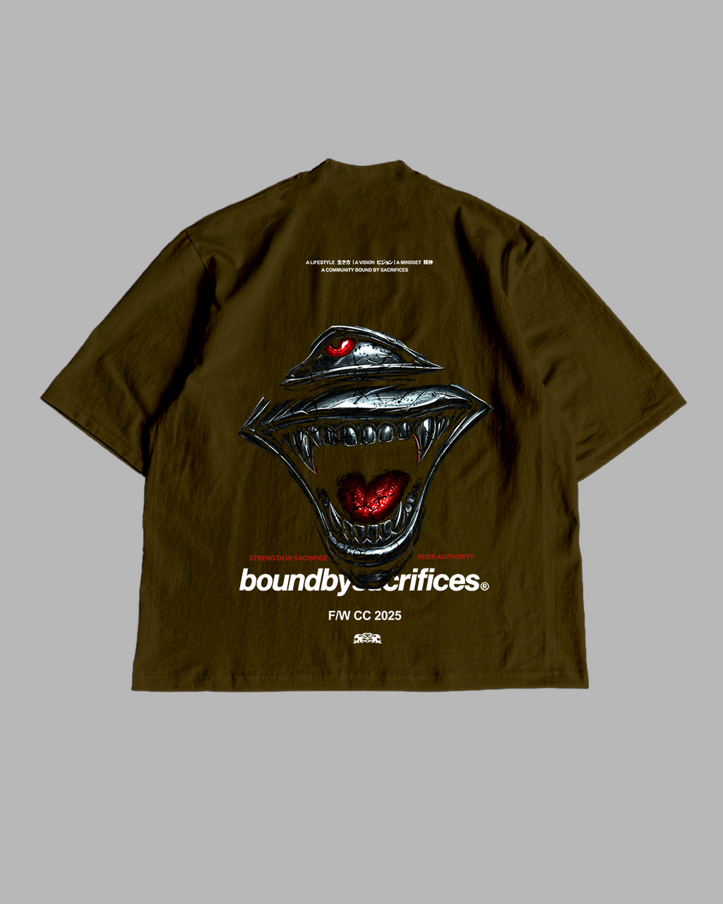 CURSED MONARCH 'PREMIUM' OVERSIZED TEE