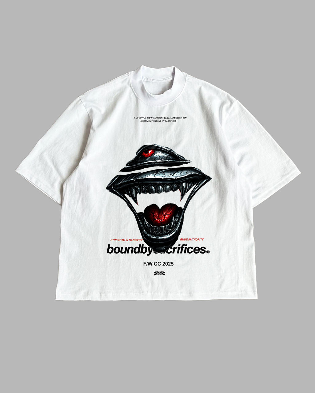 CURSED MONARCH 'PREMIUM' OVERSIZED TEE