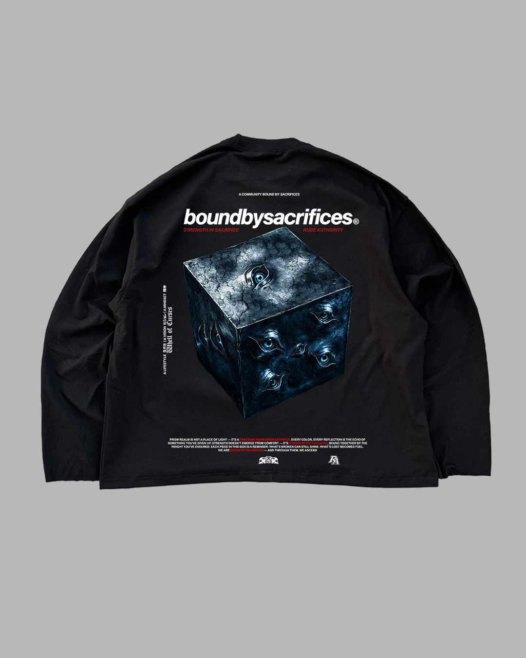 CURSED REALM 'PREMIUM' OVERSIZED LONG SLEEVE
