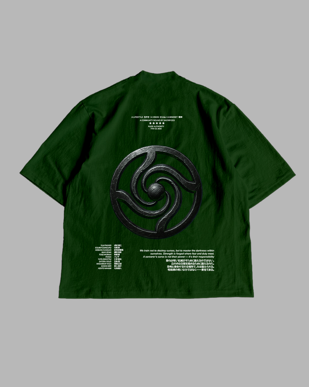 CURSED CREST 'PREMIUM' OVERSIZED TEE