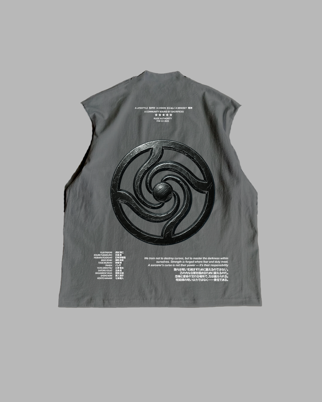 CURSED CREST 'PREMIUM' OVERSIZED TEE