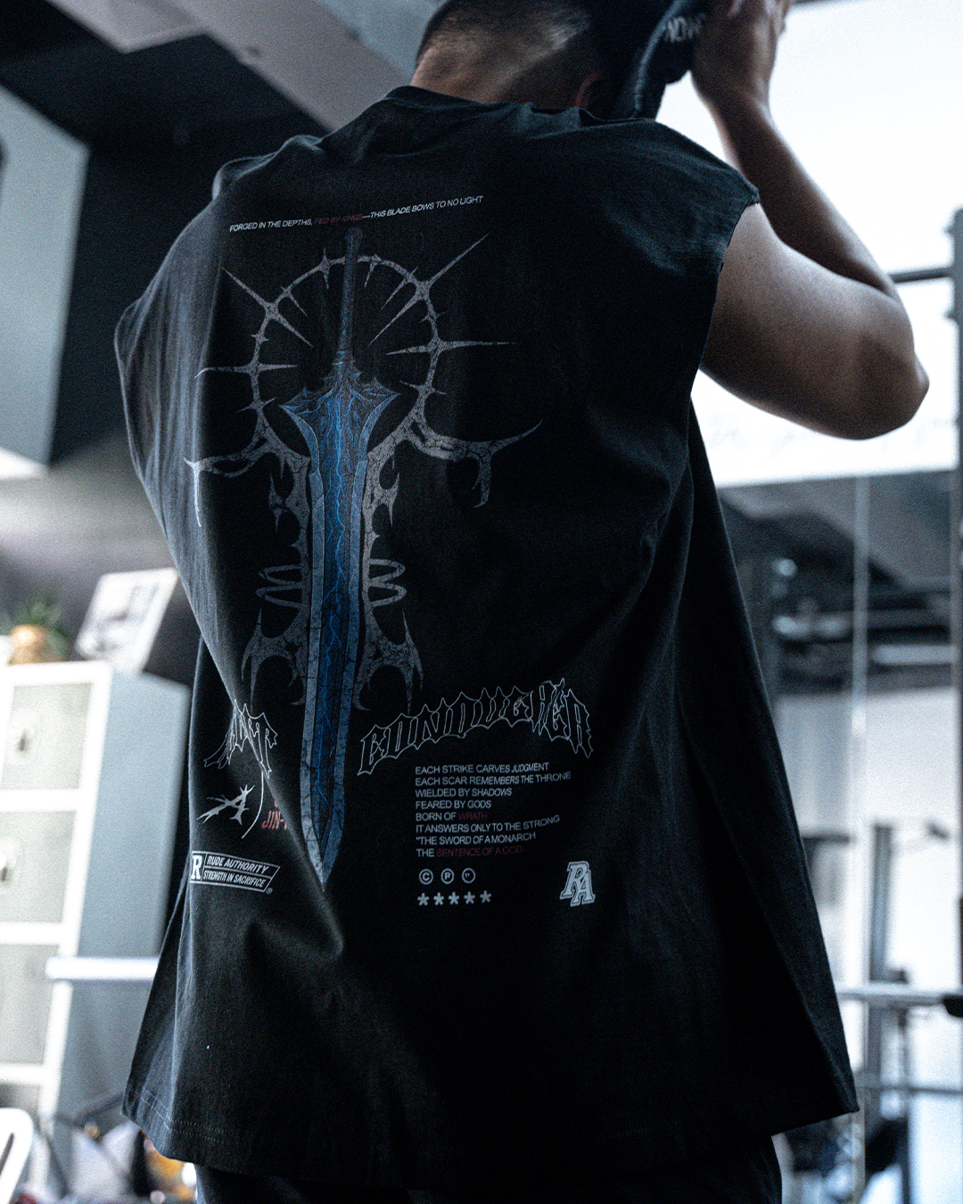 CONQUERERS SWORD PREMIUM OVERSIZED TEE