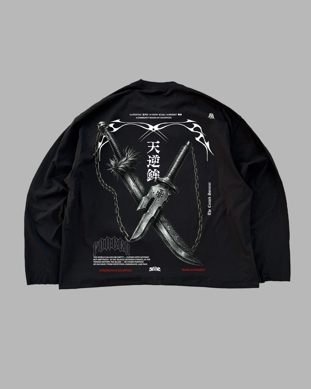 CURSED SORCERER 'PREMIUM' OVERSIZED LONG SLEEVE