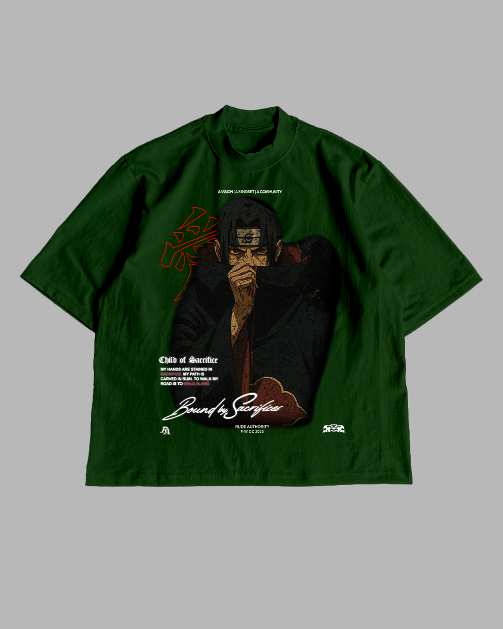 REIGN OF SHADOWS 'PREMIUM' OVERSIZED TEE