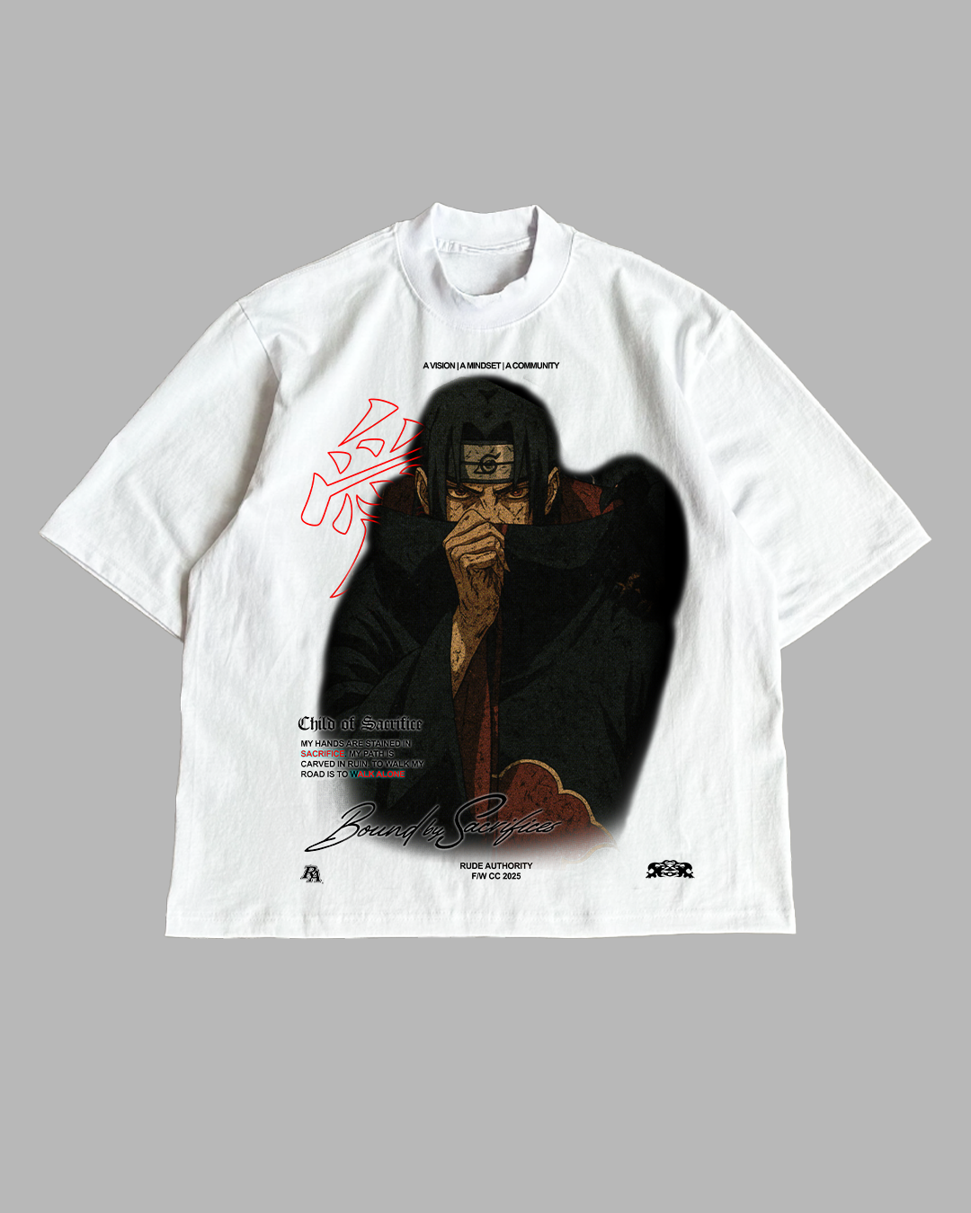 REIGN OF SHADOWS 'PREMIUM' OVERSIZED TEE