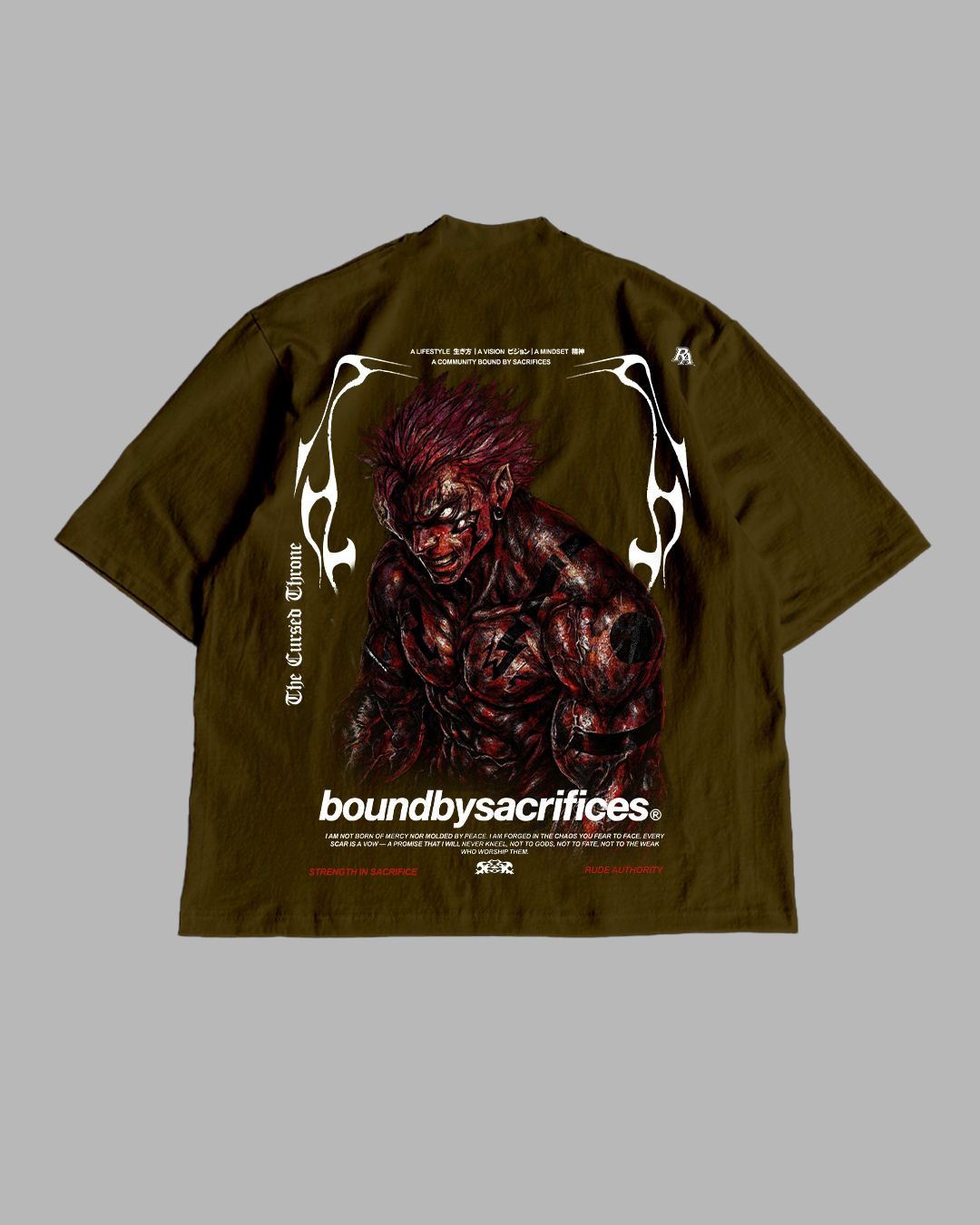 CURSED THRONE 'PREMIUM' OVERSIZED TEE