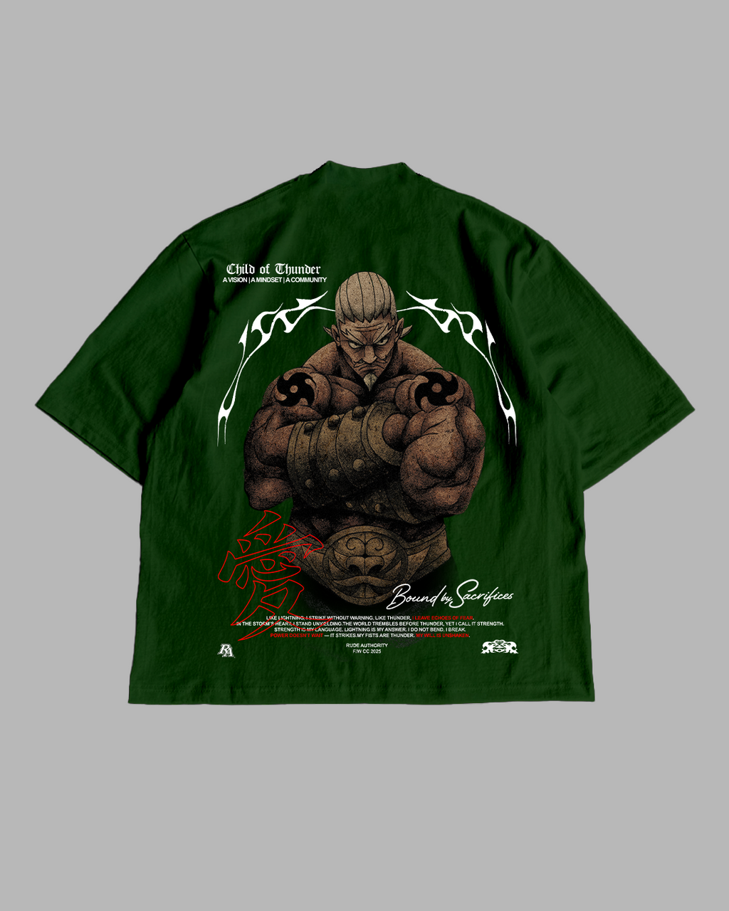 CHILD OF THUNDER 'PREMIUM' OVERSIZED TEE