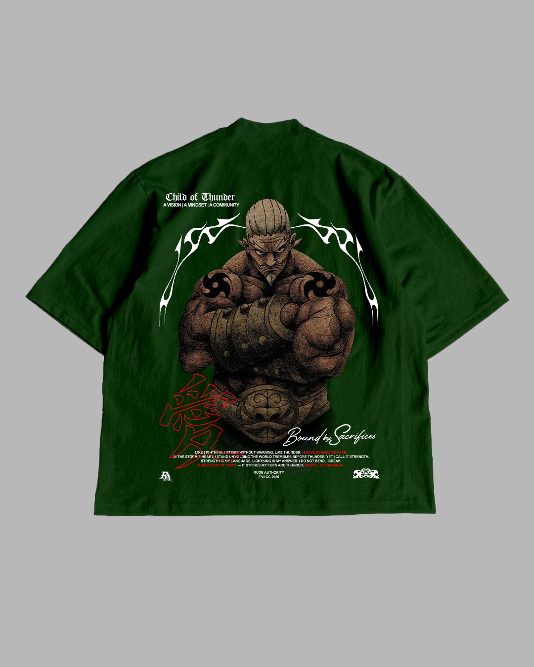 CHILD OF THUNDER 'PREMIUM' OVERSIZED TEE