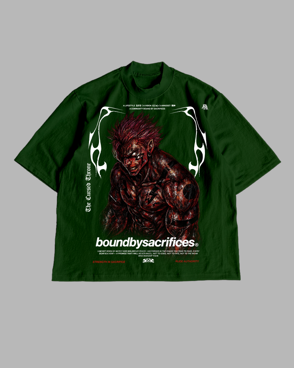 CURSED THRONE 'PREMIUM' OVERSIZED TEE