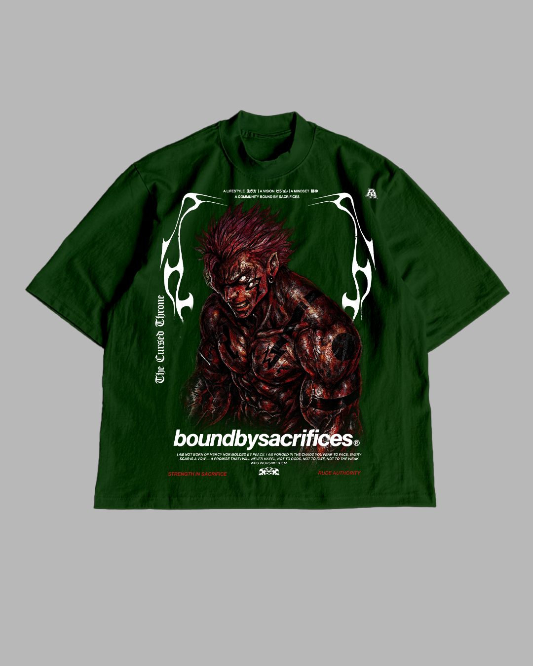 CURSED THRONE 'PREMIUM' OVERSIZED TEE