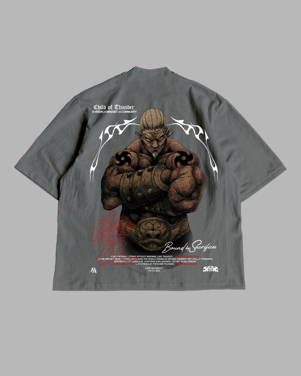 CHILD OF THUNDER 'PREMIUM' OVERSIZED TEE