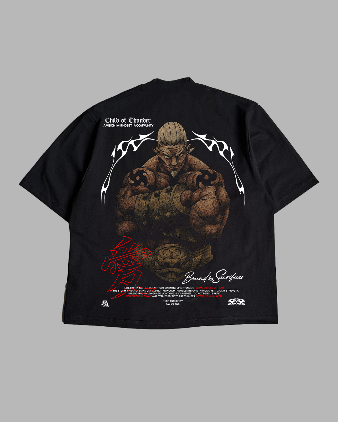 CHILD OF THUNDER 'PREMIUM' OVERSIZED TEE
