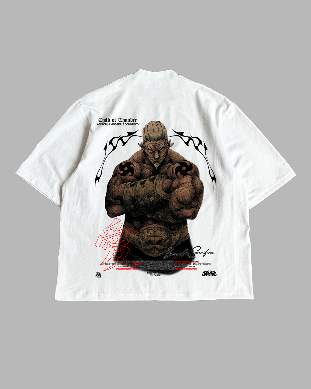 CHILD OF THUNDER 'PREMIUM' OVERSIZED TEE
