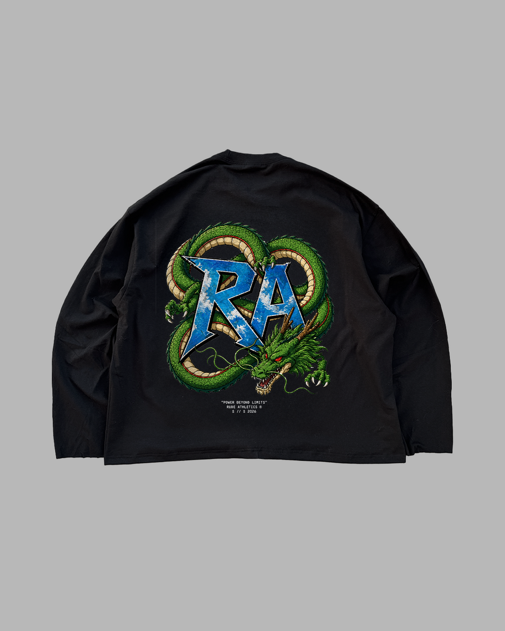 POWER NEVER YIELDS - OVERSIZED LONG SLEEVE