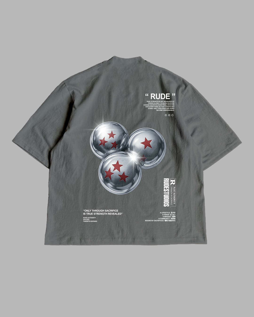 ETERNAL CHROME 'PREMIUM' OVERSIZED TEE
