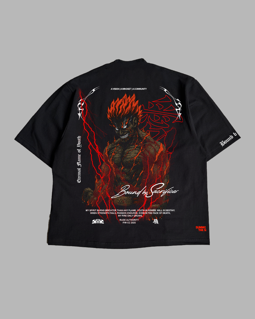 ETERNAL FLAME 'PREMIUM' OVERSIZED TEE
