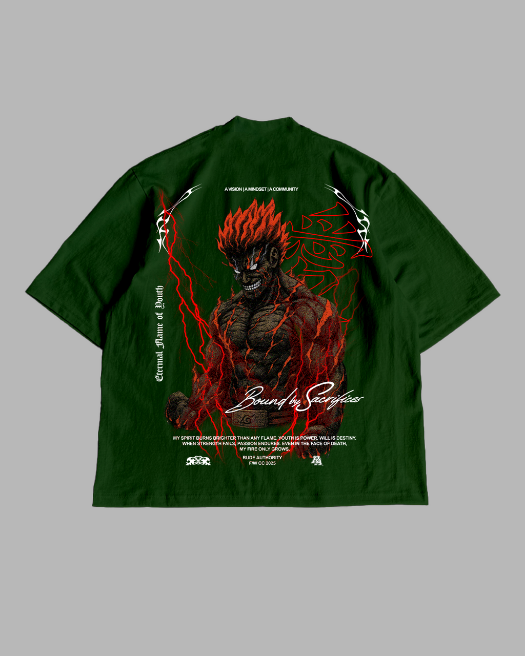 ETERNAL FLAME 'PREMIUM' OVERSIZED TEE