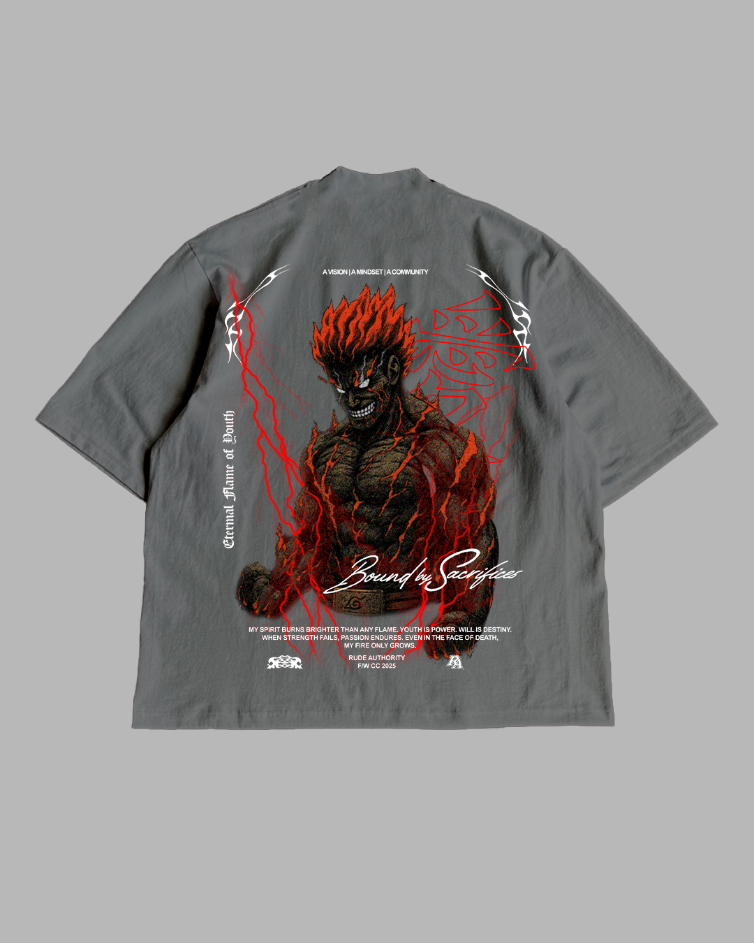 ETERNAL FLAME 'PREMIUM' OVERSIZED TEE