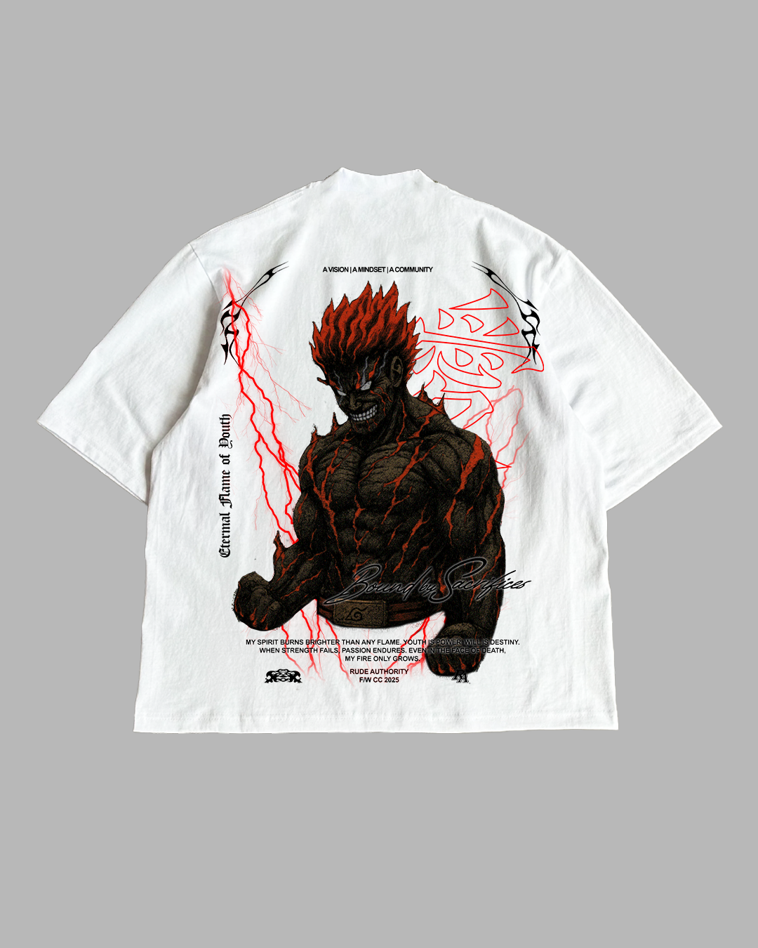 ETERNAL FLAME 'PREMIUM' OVERSIZED TEE