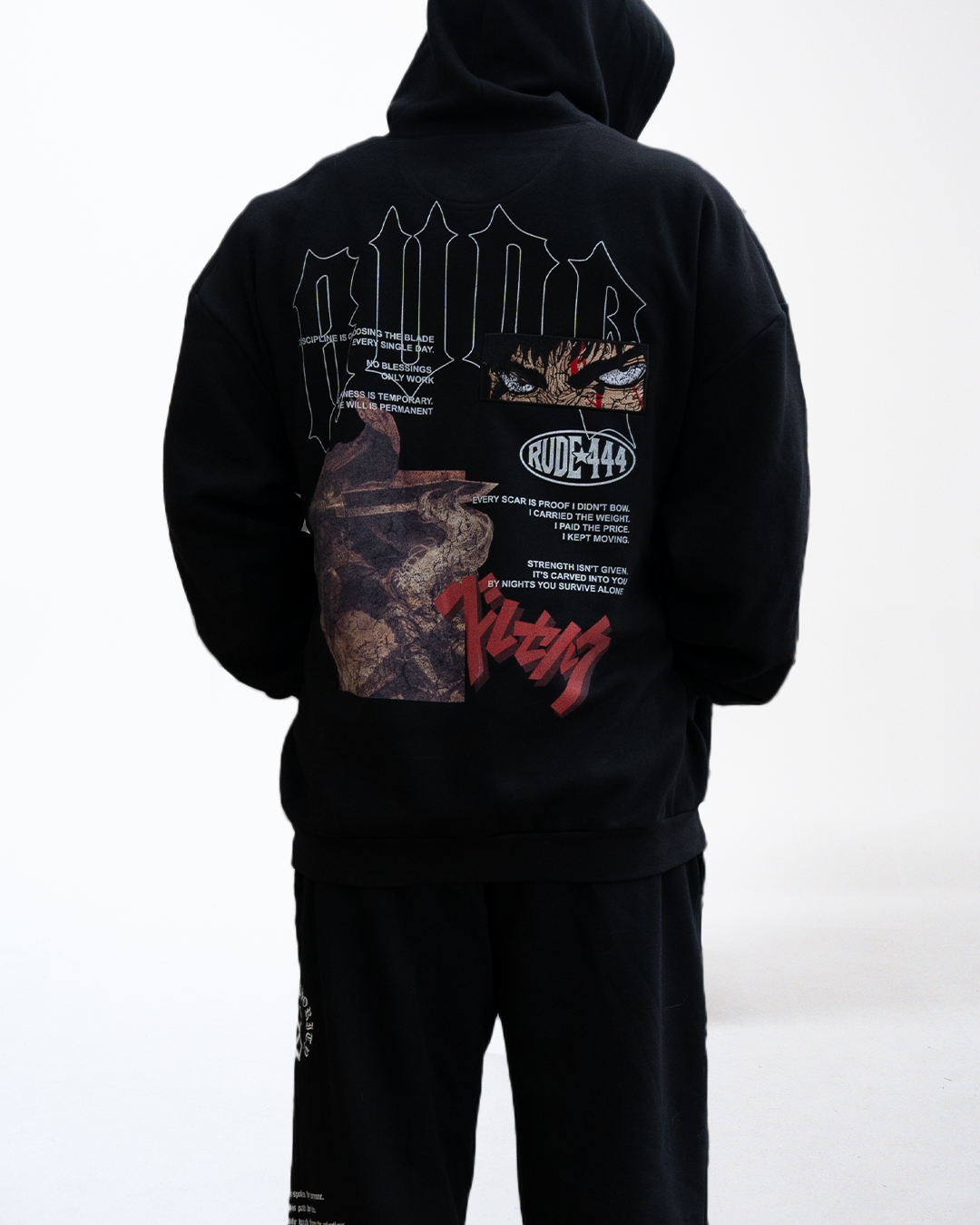 IRON PATH 'PREMIUM' DROP SHOULDER HOODIE