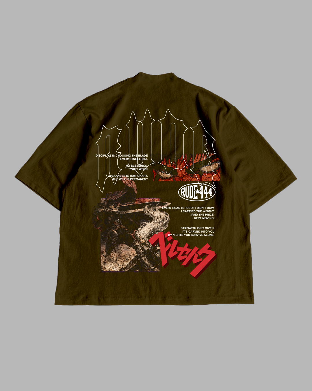 FORGED, NOT CHOSEN 'PREMIUM' OVERSIZED TEE