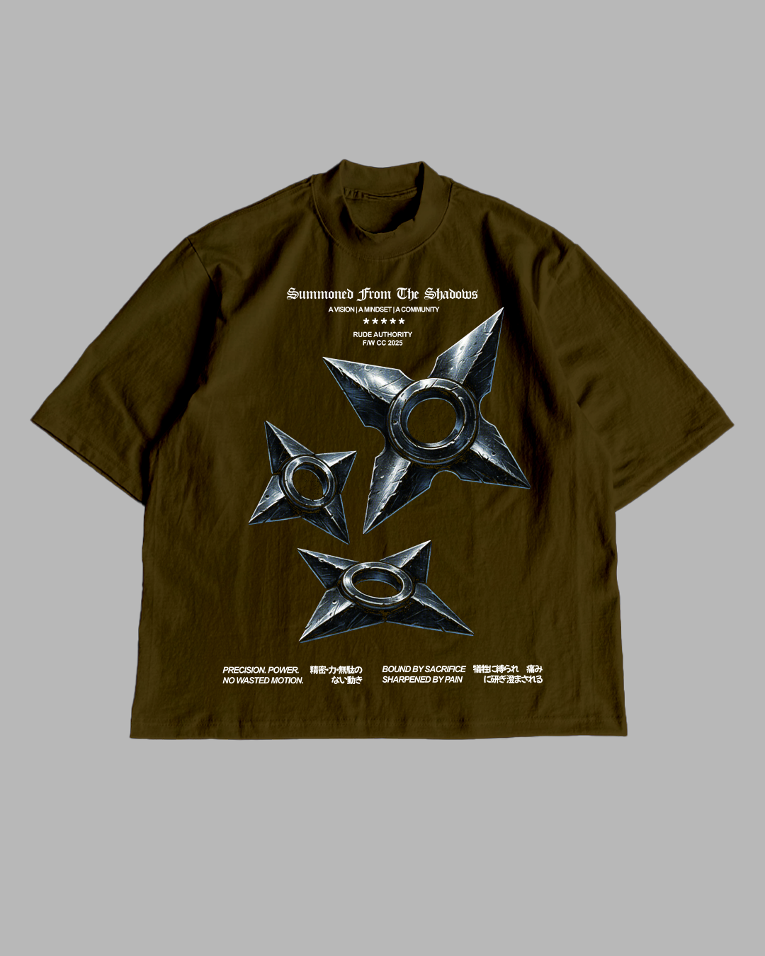 FROM THE SHADOWS 'PREMIUM' OVERSIZED TEE