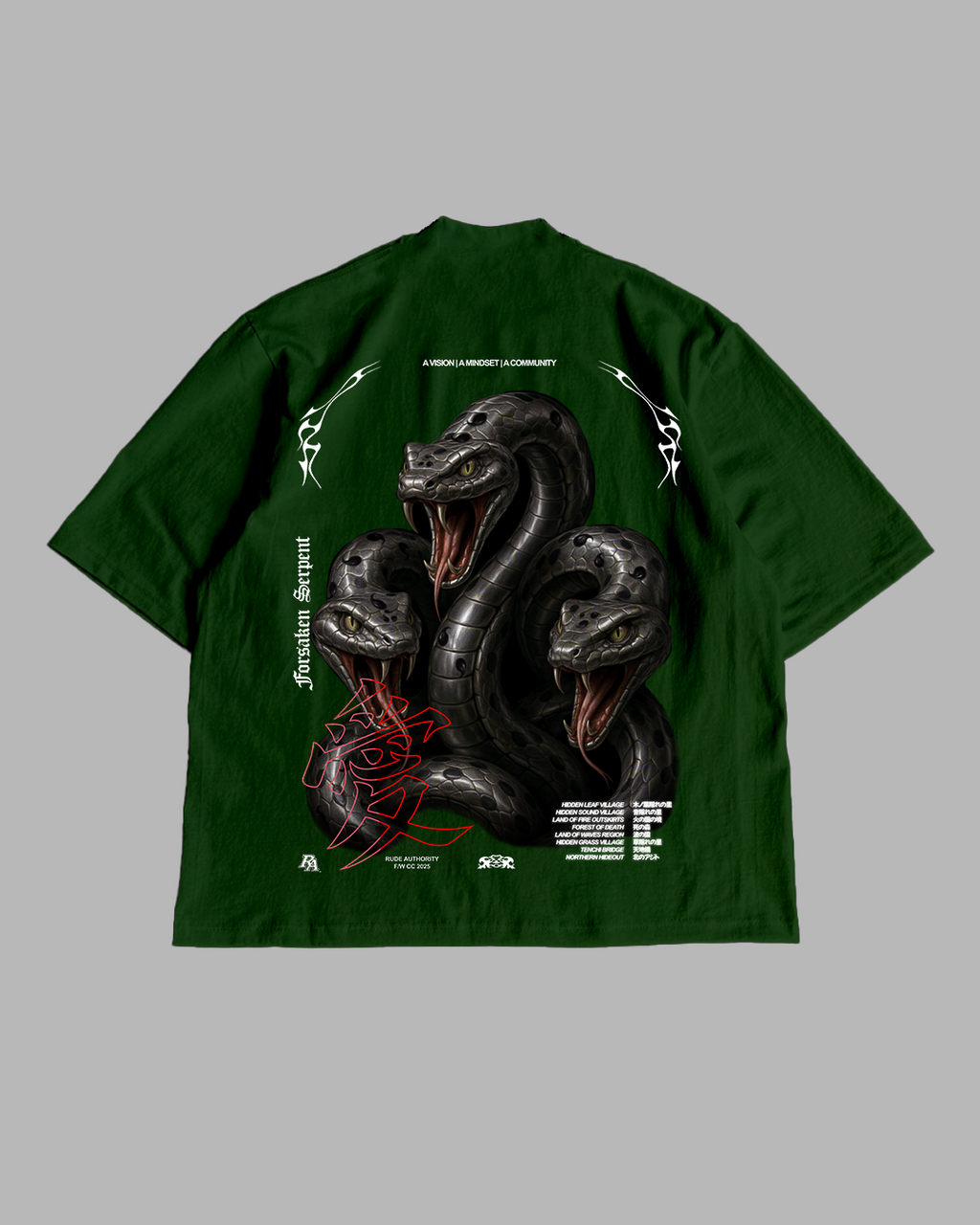 FORSAKEN SERPENT 'PREMIUM' OVERSIZED TEE