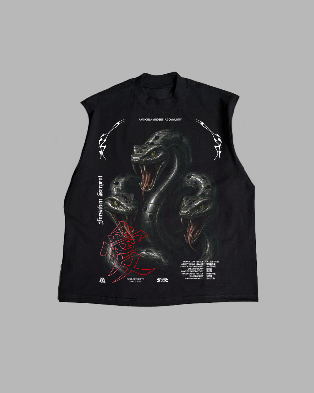 FORSAKEN SERPENT 'PREMIUM' OVERSIZED TEE