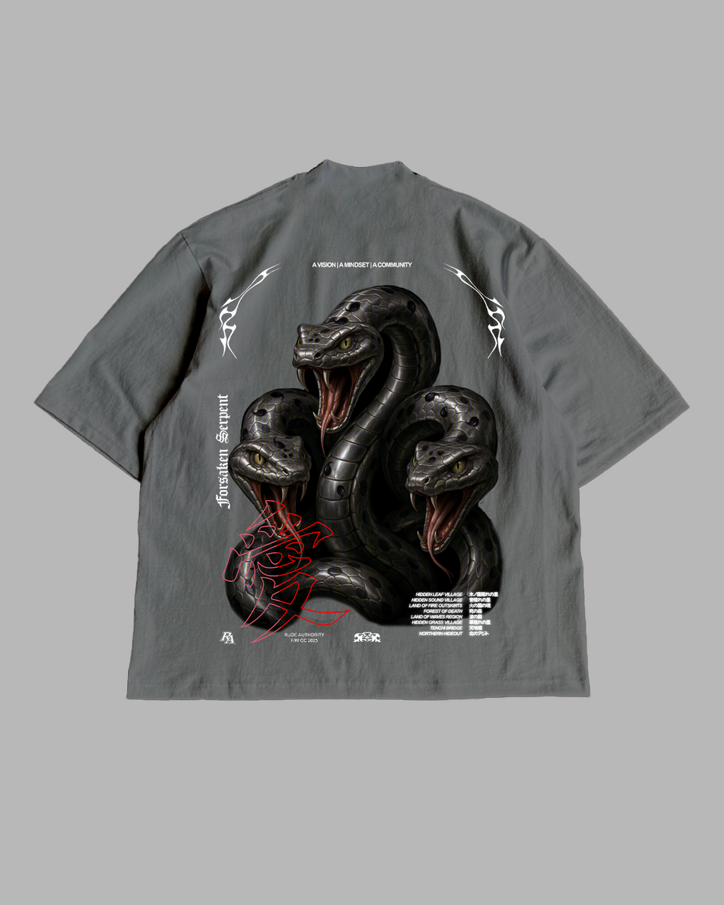 FORSAKEN SERPENT 'PREMIUM' OVERSIZED TEE