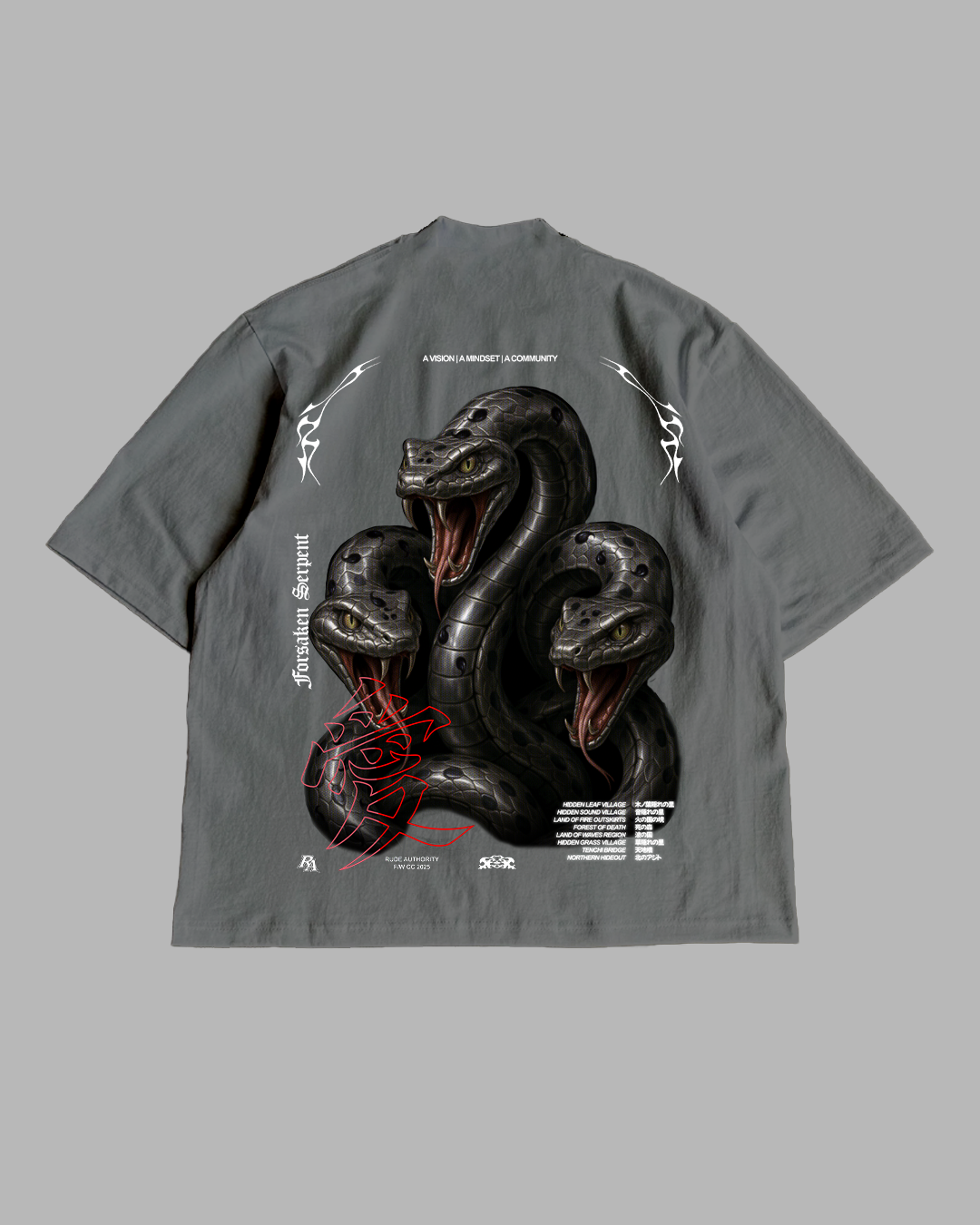 FORSAKEN SERPENT 'PREMIUM' OVERSIZED TEE