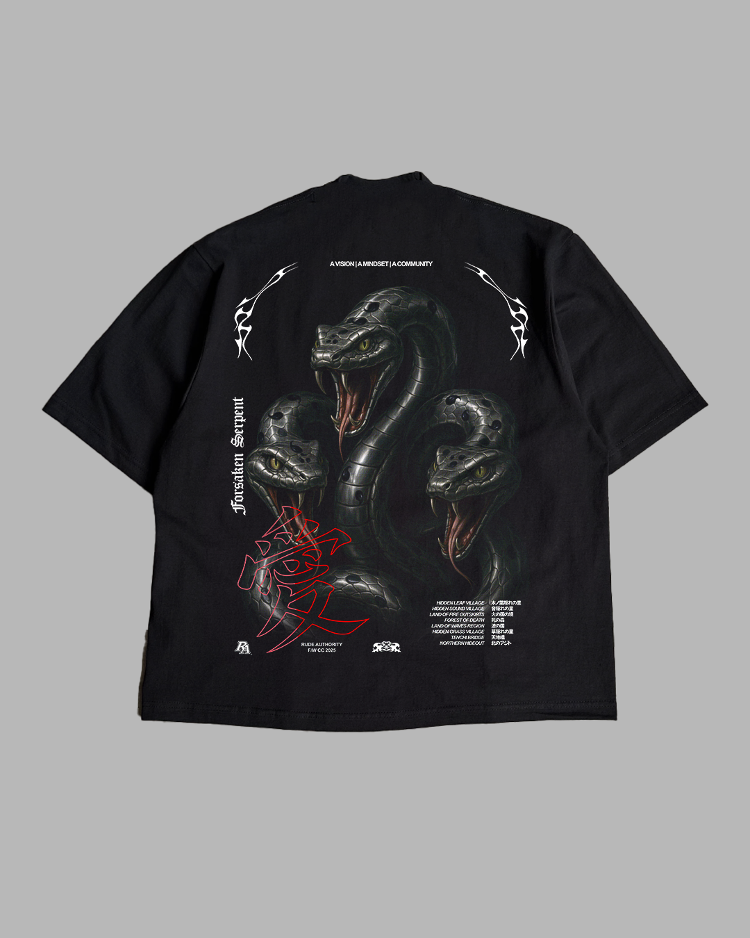 FORSAKEN SERPENT 'PREMIUM' OVERSIZED TEE