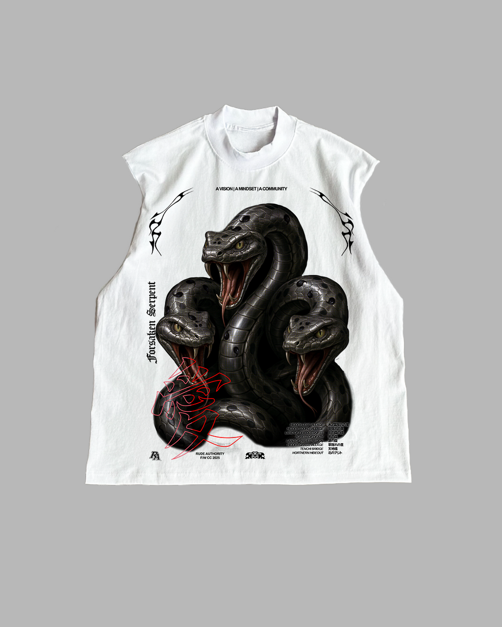 FORSAKEN SERPENT 'PREMIUM' OVERSIZED TEE