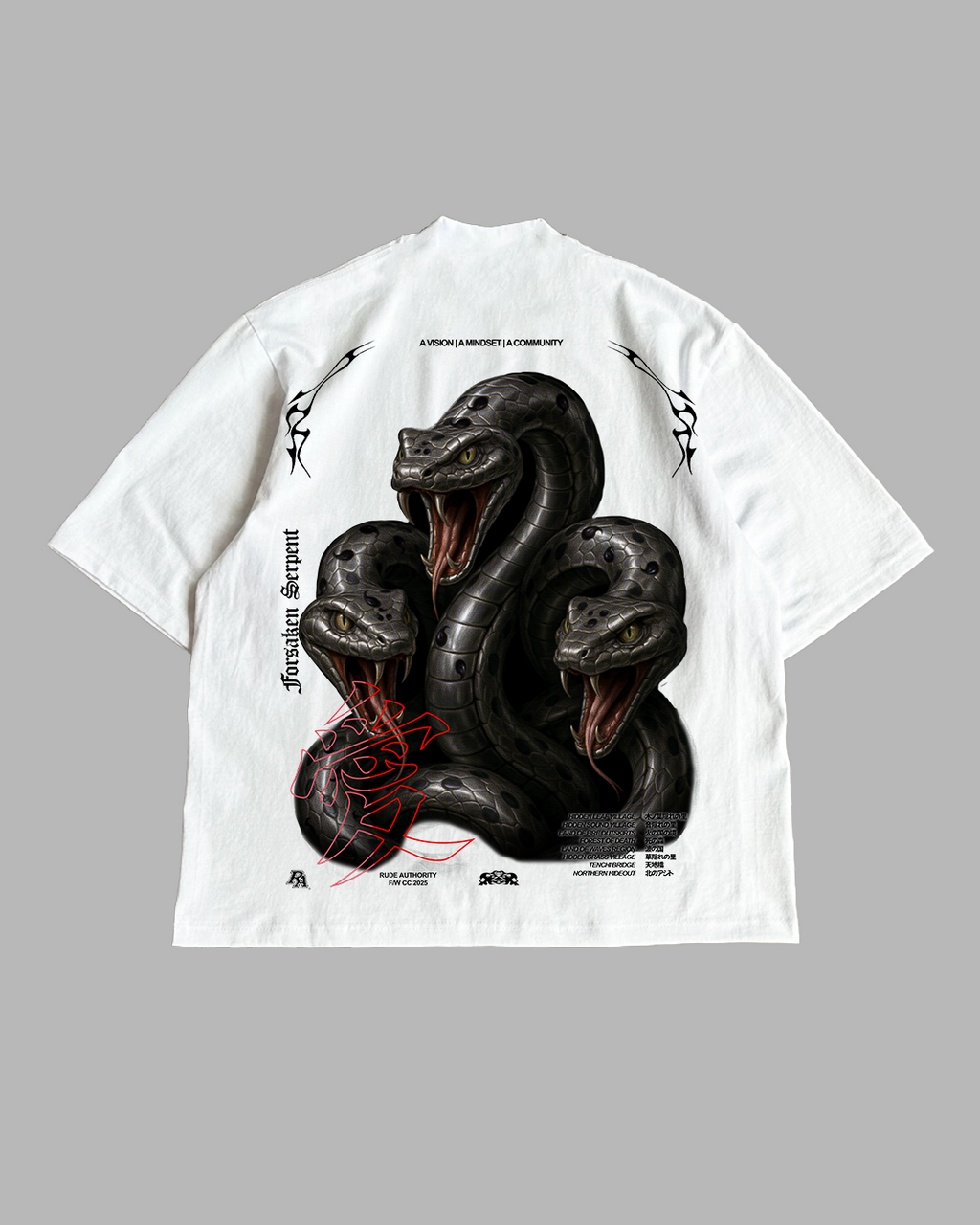 FORSAKEN SERPENT 'PREMIUM' OVERSIZED TEE
