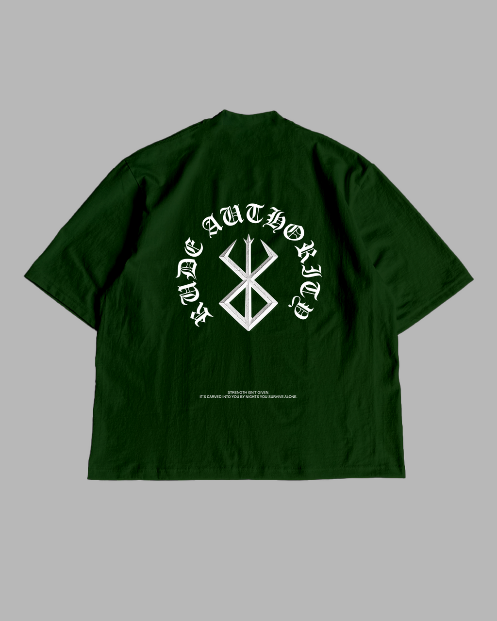 STRENGTH IS CARVED 'PREMIUM' OVERSIZED TEE