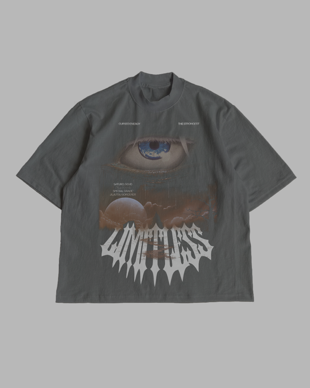 LIMITLESS GARMENT DYED OVERSIZED TEE