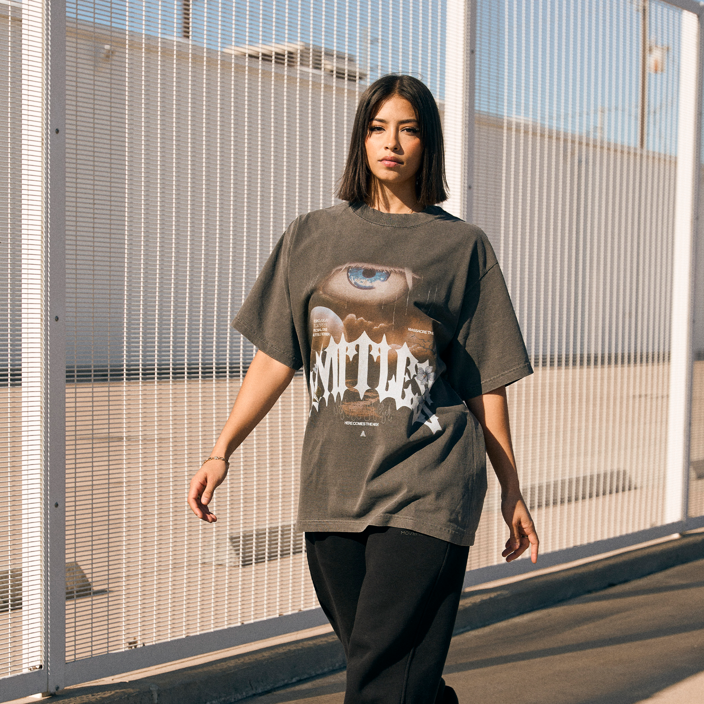 LIMITLESS GARMENT DYED OVERSIZED TEE