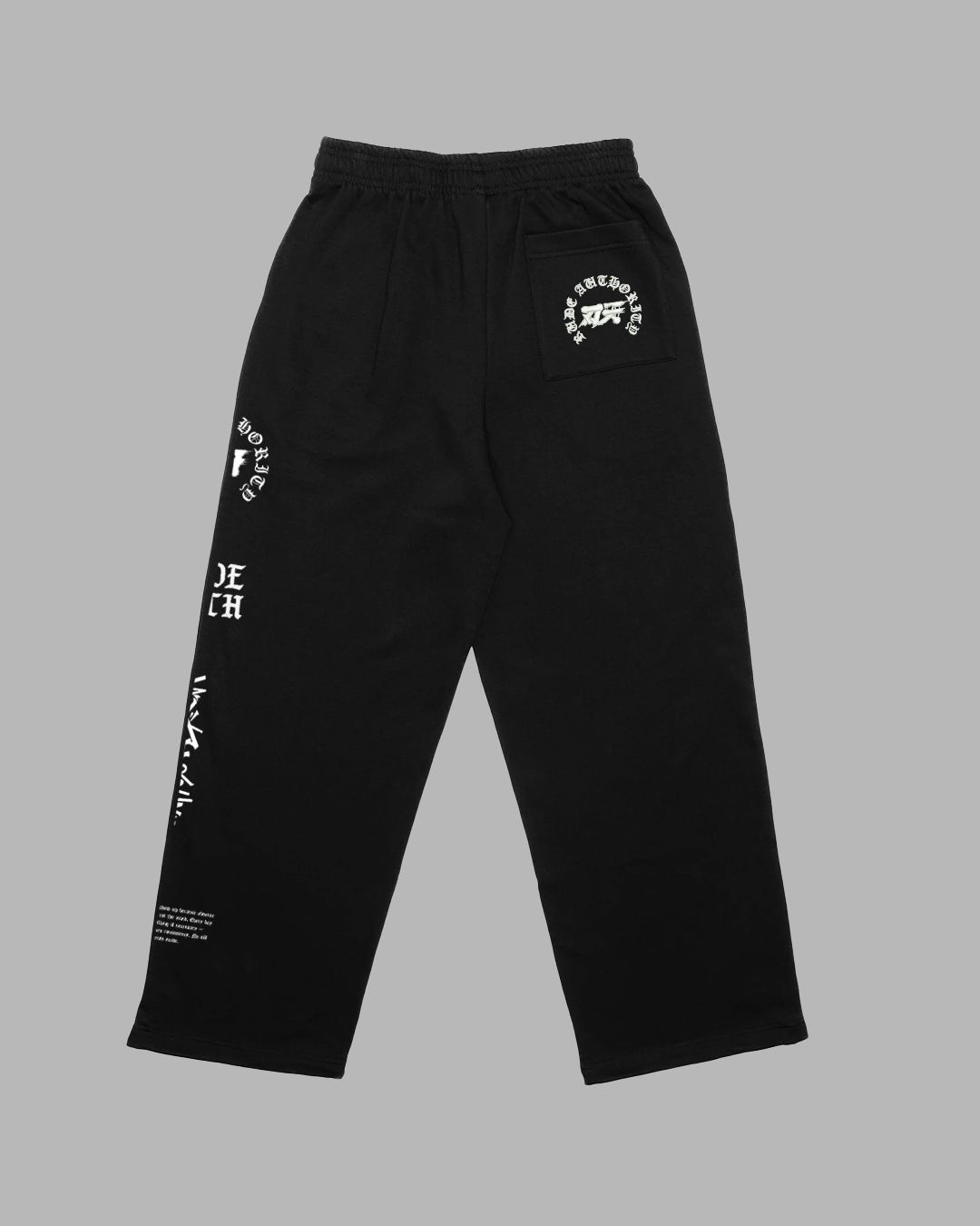 THRILL OF THE FIGHT WIDE LEG SWEATPANTS