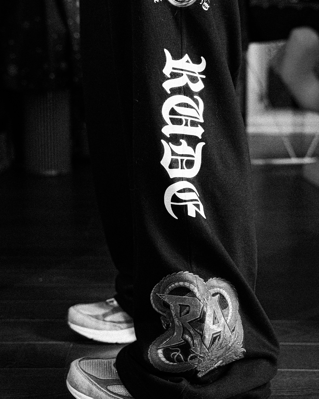 POWER NEVER YIELDS WIDE LEG SWEATPANTS