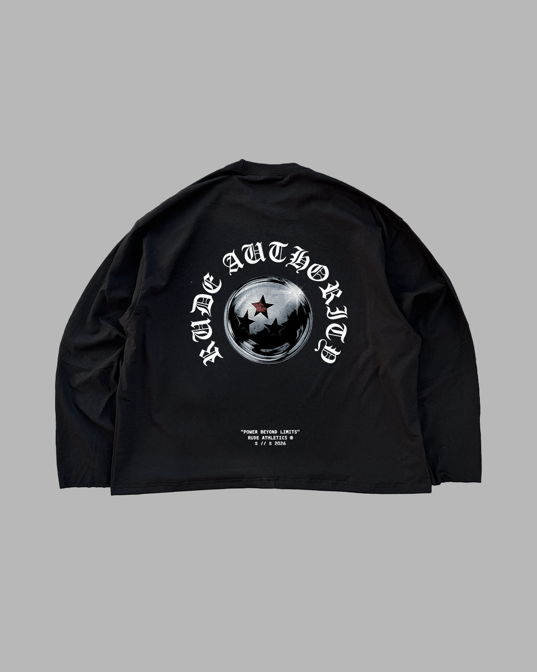 POWER NEVER YIELDS - OVERSIZED LONG SLEEVE