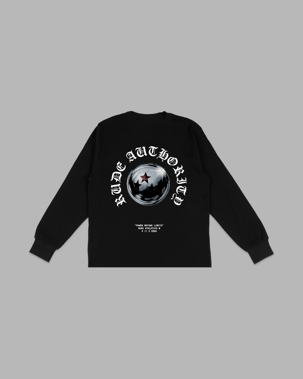 POWER NEVER YIELDS - OVERSIZED BOX FIT THERMAL SLEEVE