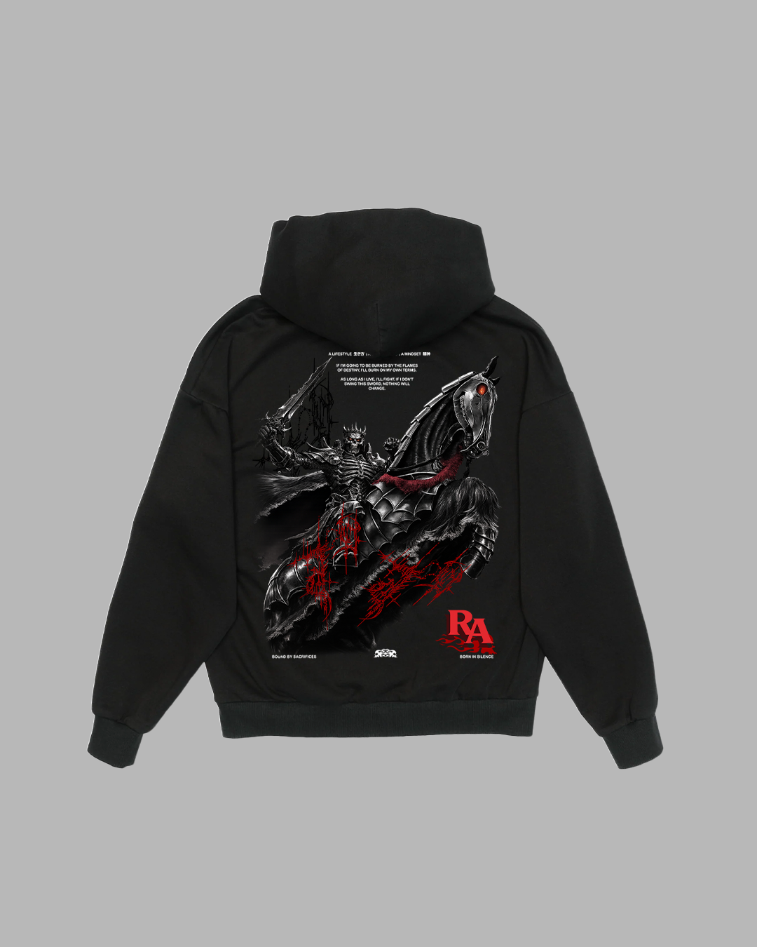 IRON PATH 'PERFORMANCE' DROP SHOULDER HOODIE