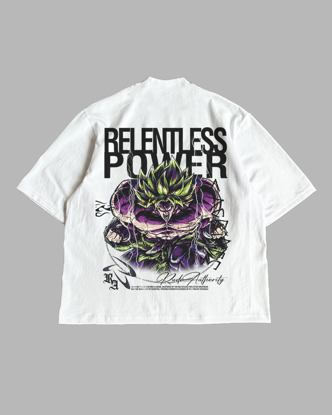 RELENTLESS POWER OVERSIZED TEE
